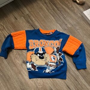 Blue and Orange Denver bronco Tasmanian devil 1996